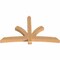 Ekena Millwork Davenport Timber Gable Bracket, Western Red Cedar, 84"W x 53"H x 5 1/2"D x 5 1/2"F, 15/12 Pitch GBW084X53X0606DAV00SWR - alternate 2